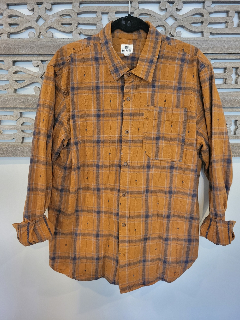 Tentree Men's Plaid Button-Up Shirt